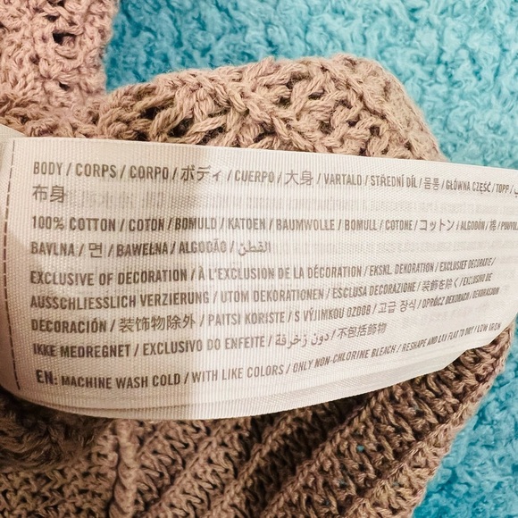 🔥Abercrombie & Fitch Taupe Knit Short Sleeve Sweater🔥 - Picture 6 of 6